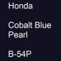 Preview: Honda, Cobalt Blue Pearl, B-54P.